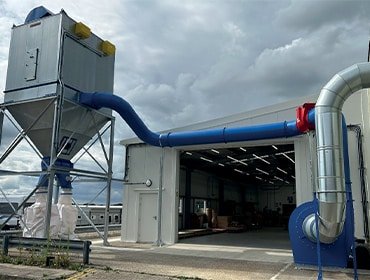 Dust Extraction Installation at E M Acoustics