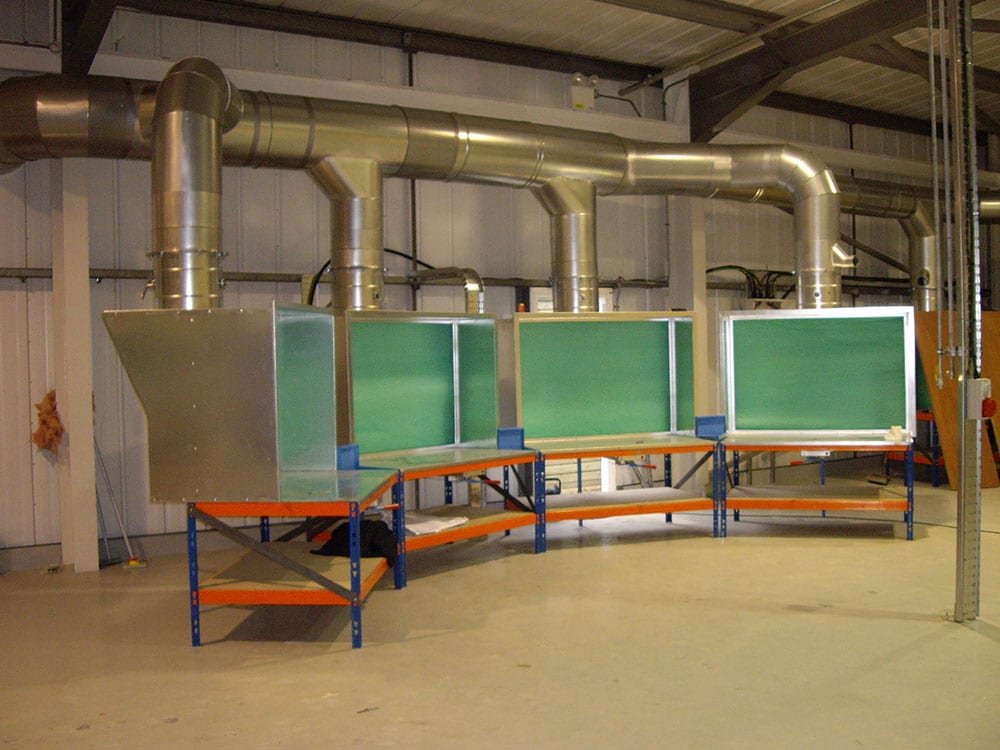Spray Booths Dust Extraction Dust Control Dustraction